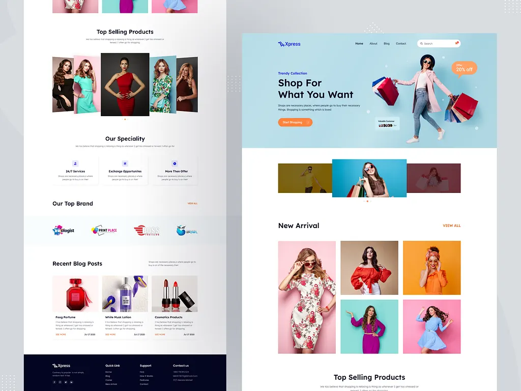E-commerce Website Redesign